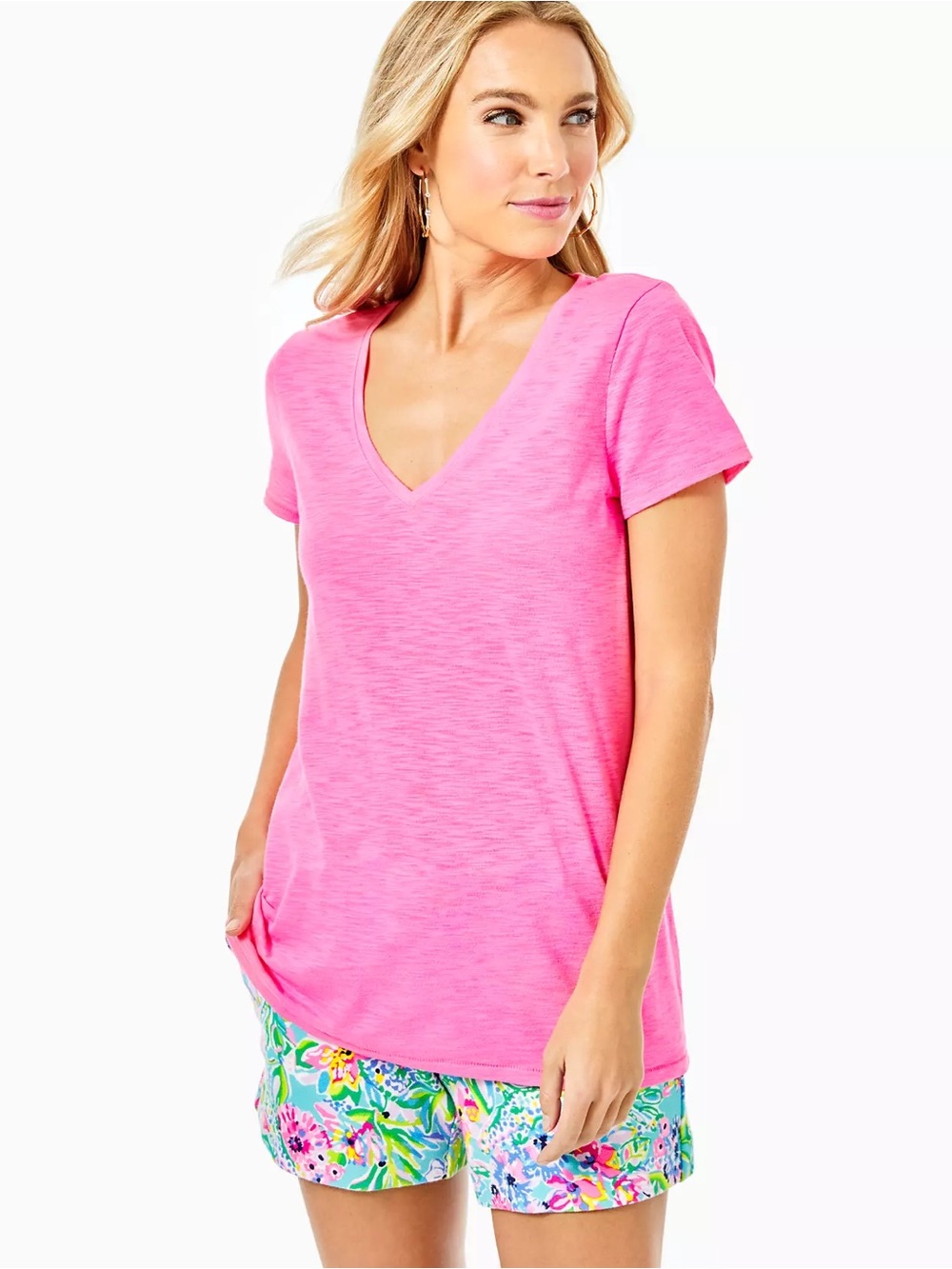 Lilly Pulitzer Etta V Neck Top